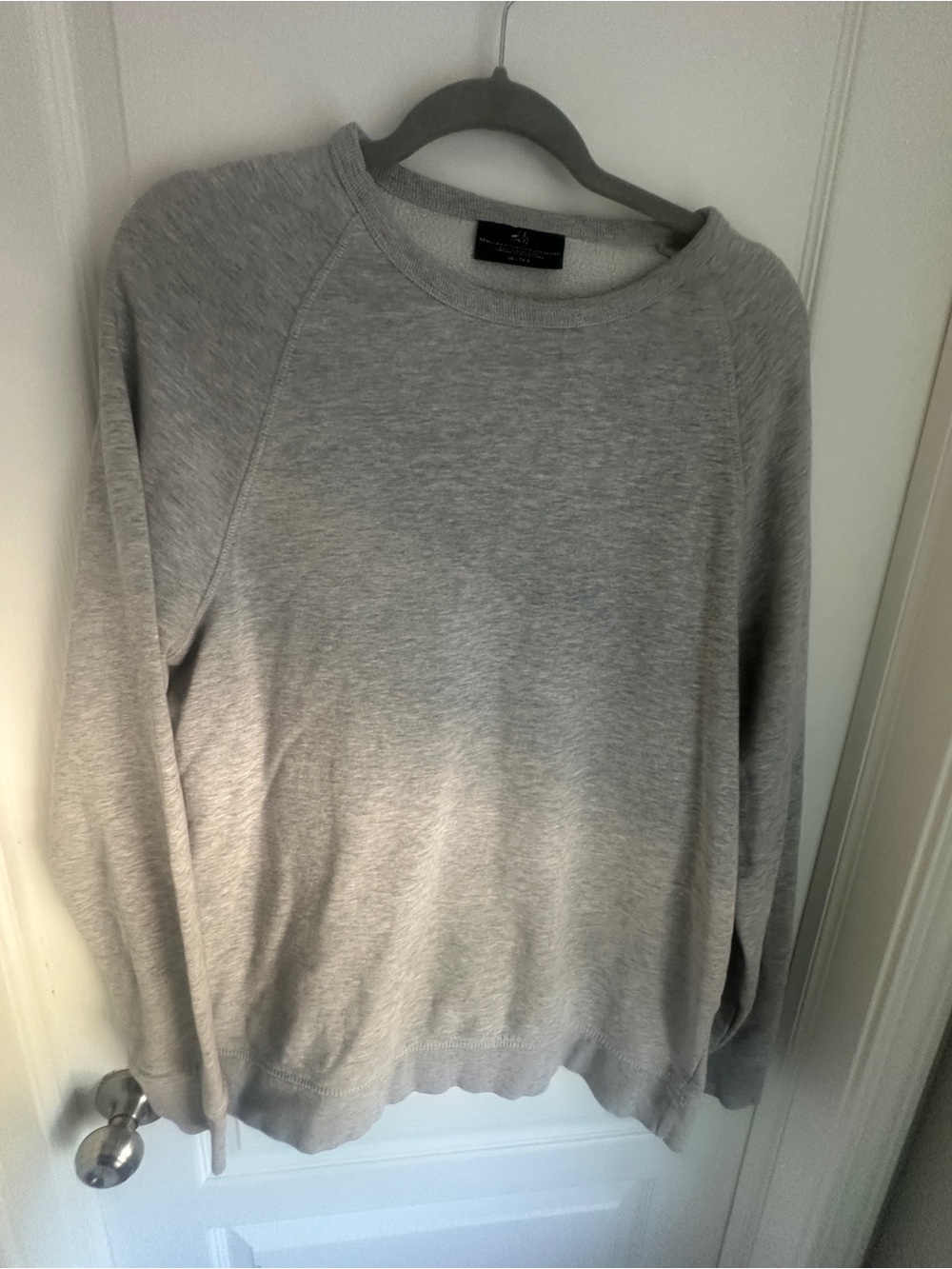 H&M Light Gray Pullover Sweatshirt